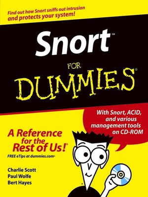 cover image of Snort For Dummies